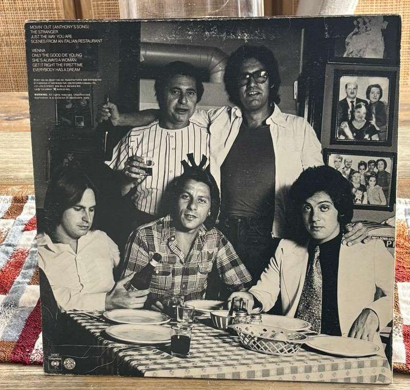 Billy Joel - The Stranger LP [Canadian Pressing] VG