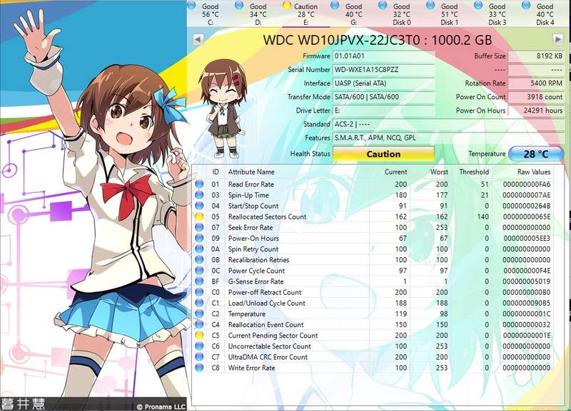 2.5` WD Blue HDD 1000Gb Caution!