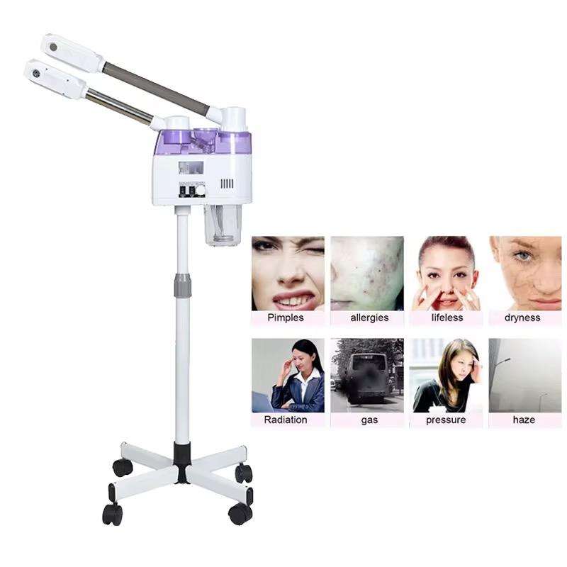 Hot and cold facial steamer