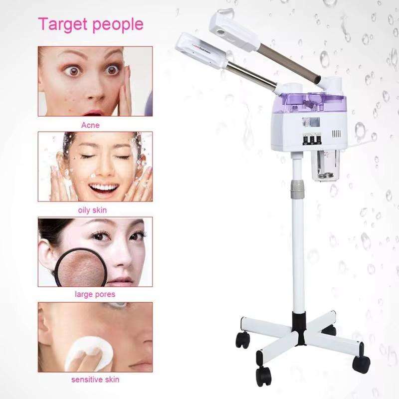 Hot and cold facial steamer