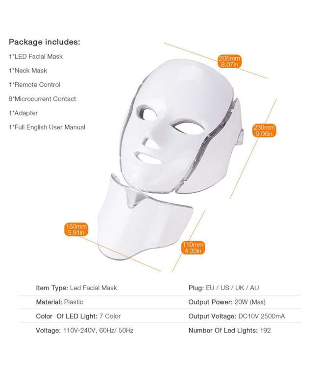 7 colour LED Phathob AND Neck Marks