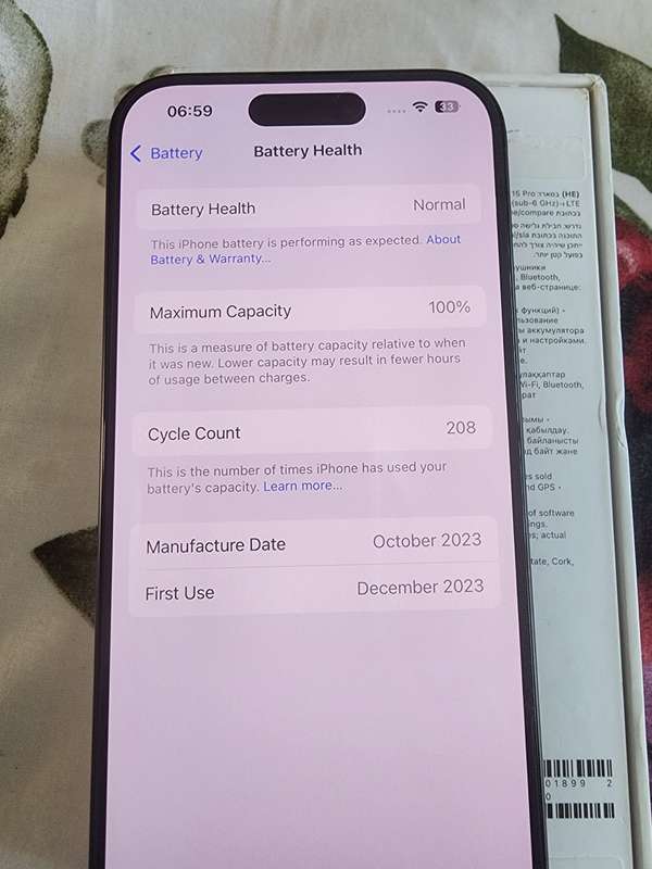 Apple iphone 15 pro
