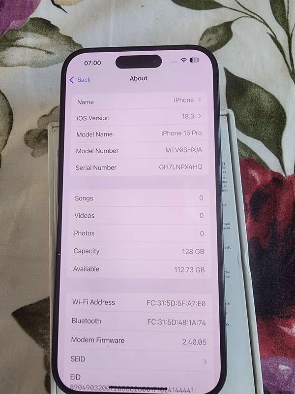 Apple iphone 15 pro