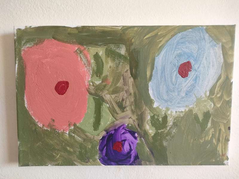 Flowers Painting by Aurora Hardavnarain