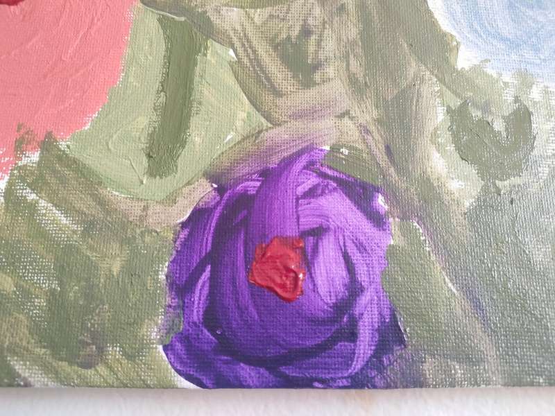 Flowers Painting by Aurora Hardavnarain