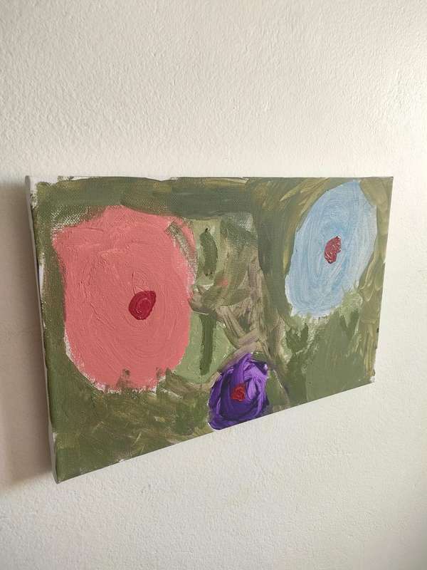 Flowers Painting by Aurora Hardavnarain
