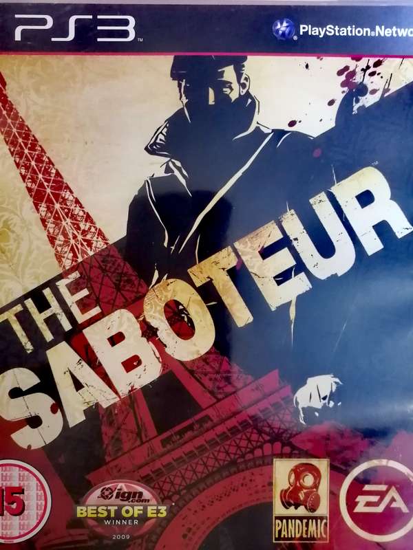 THE SABOTEUR PS3(GREAT CONDITION)