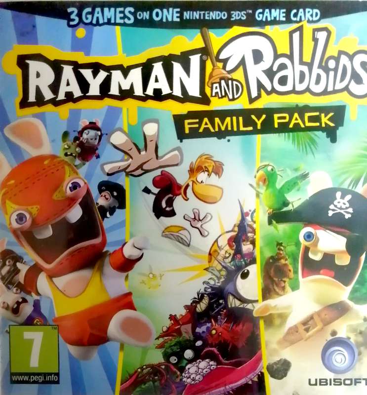 RAYMAN AND RABBIDS FAMILY PACK (3DS)