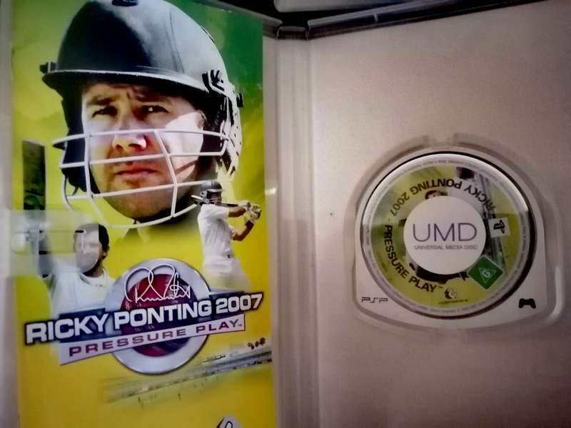 RICKY PONTING 2007 PRESSURE PLAY(PSP GREAT CONDITION)