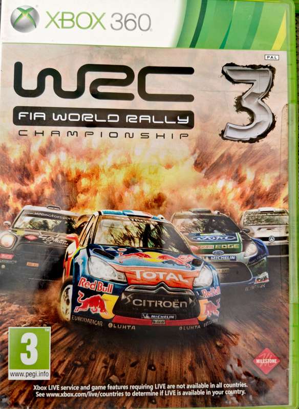 WRC 3 WORLD RALLY CHAMPIONSHIP 3 (Xbox 360