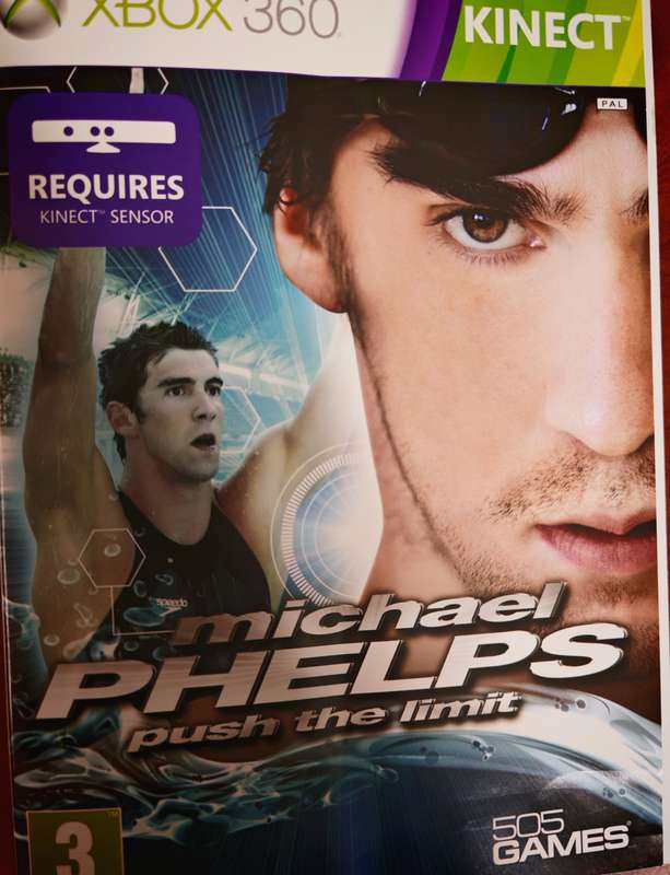 MICHAEL PHELPS PUSH THE LIMITS(KINECT SENSOR REQUIRED)Xbox 360