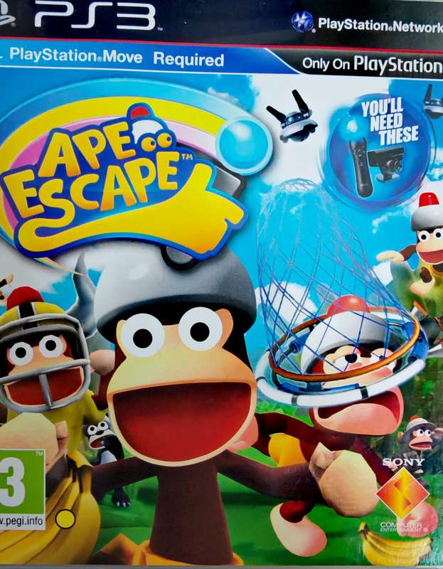 APE ESCAPE(Requires Move Controls)(EXCELLENT CONDITION