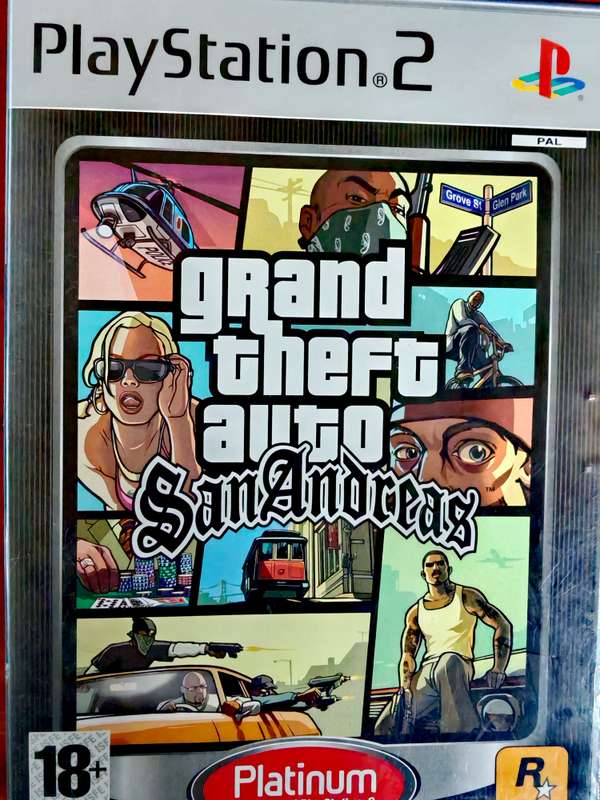 GRAND THEFT AUTO SAN ANDREAS (GREAT CONDITION)