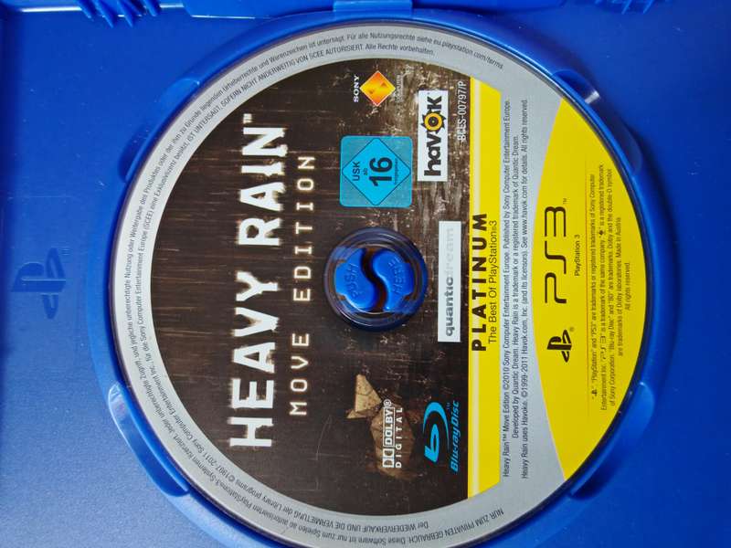 HEAVY RAIN DISK ONLY (Ps3 Move Edition)