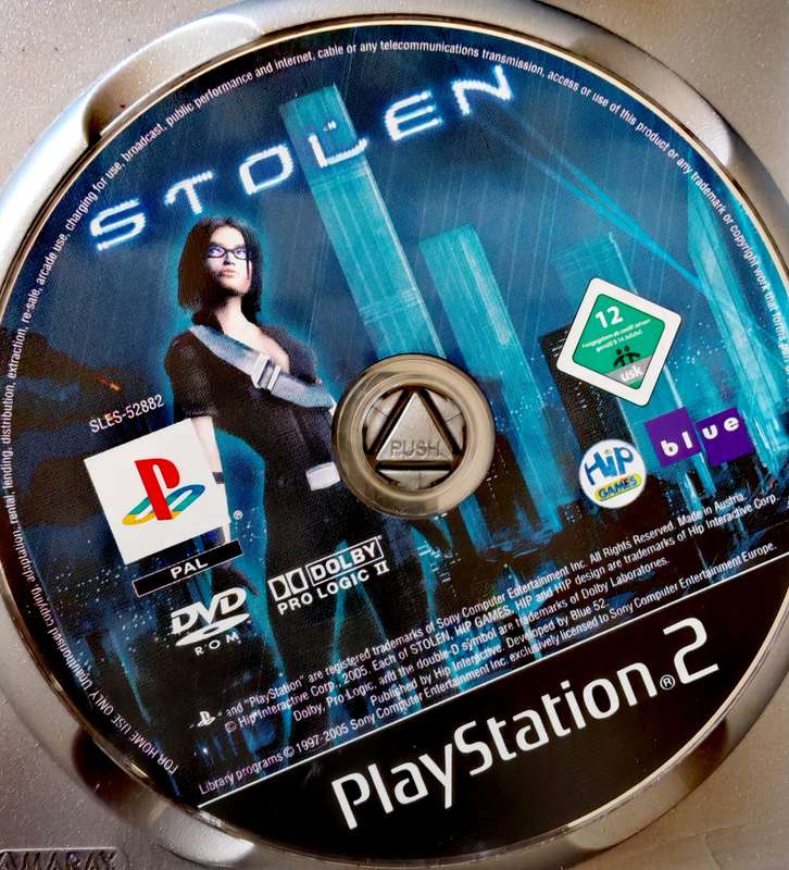 STOLEN  PS2 (DISK ONLY )