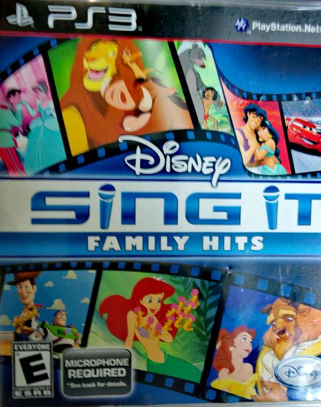 DISNEY SING IT FAMILY HITS PS3