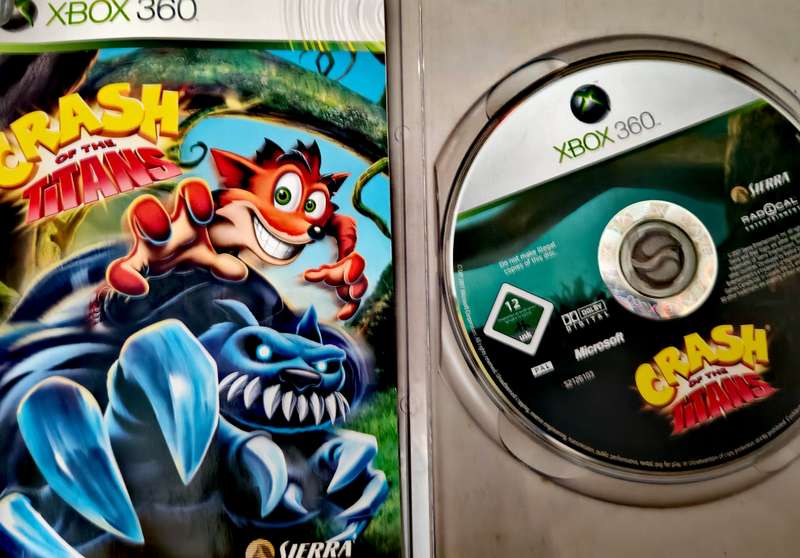 CRASH OF THE TITANS XBOX 360