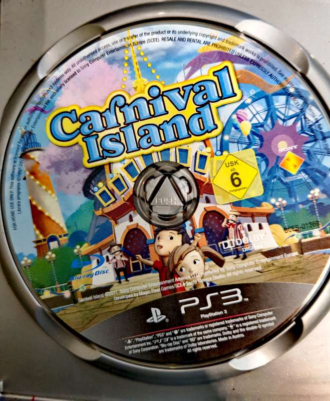 CARNIVAL ISLAND DISK ONLY PS3