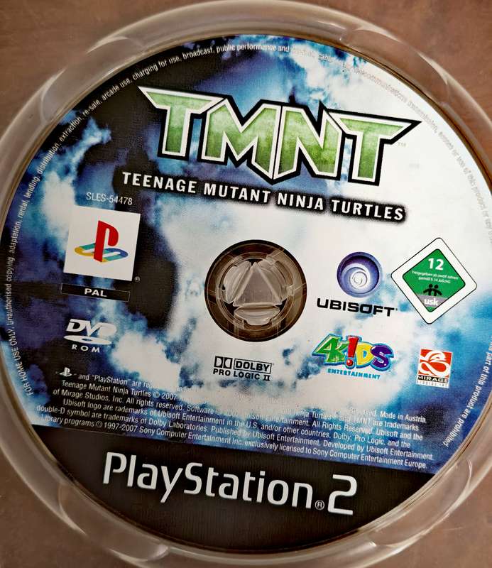 TEENAGE MUTANT NINJA TURTLES PS2(Disk only)