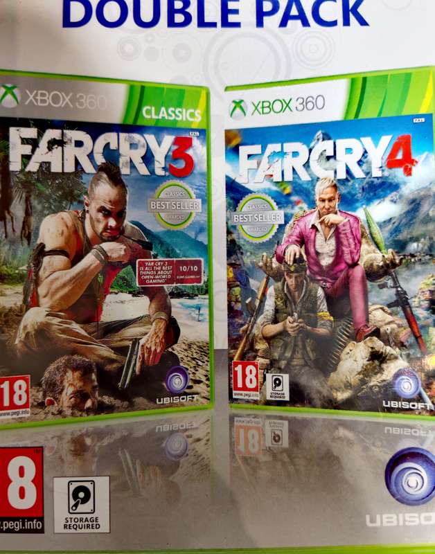 FARCRY 3 & 4 (DOUBLE PACK )XBOX 360