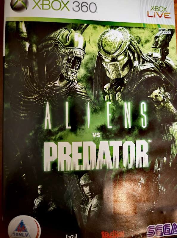 ALIENS VS PREDATOR XBOX 360