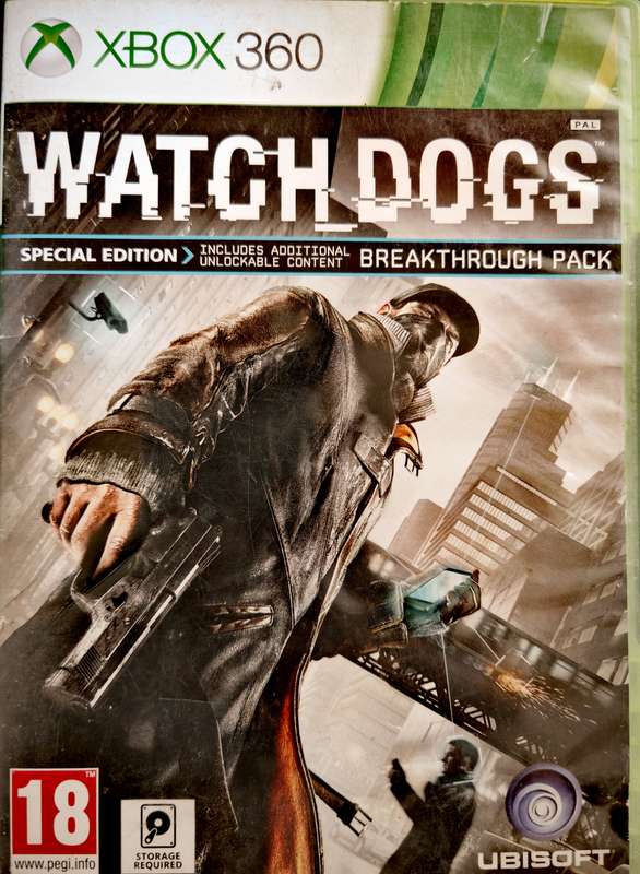 WATCH DOGS XBOX 360