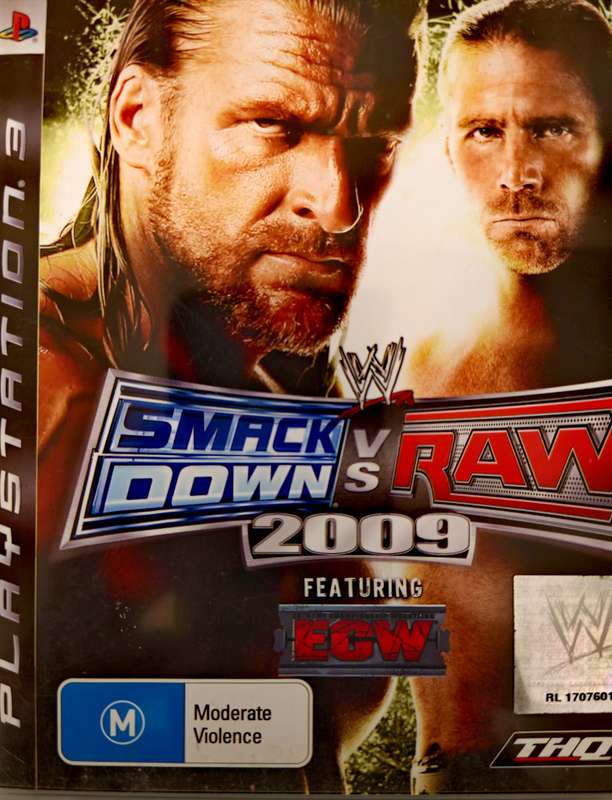 SMACK DOWN VS RAW 2009 PS3