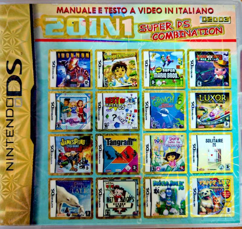 NINTENDO DS 20 IN 1
