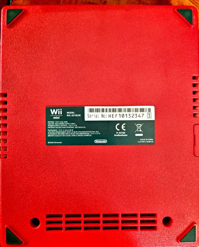 NINTENDO WII MINI CONSOLE ONLY