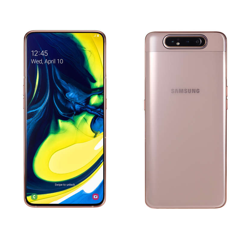 Samsung Galaxy A80 | Angel Gold | 128GB | Dual Sim | 1 Month Warranty