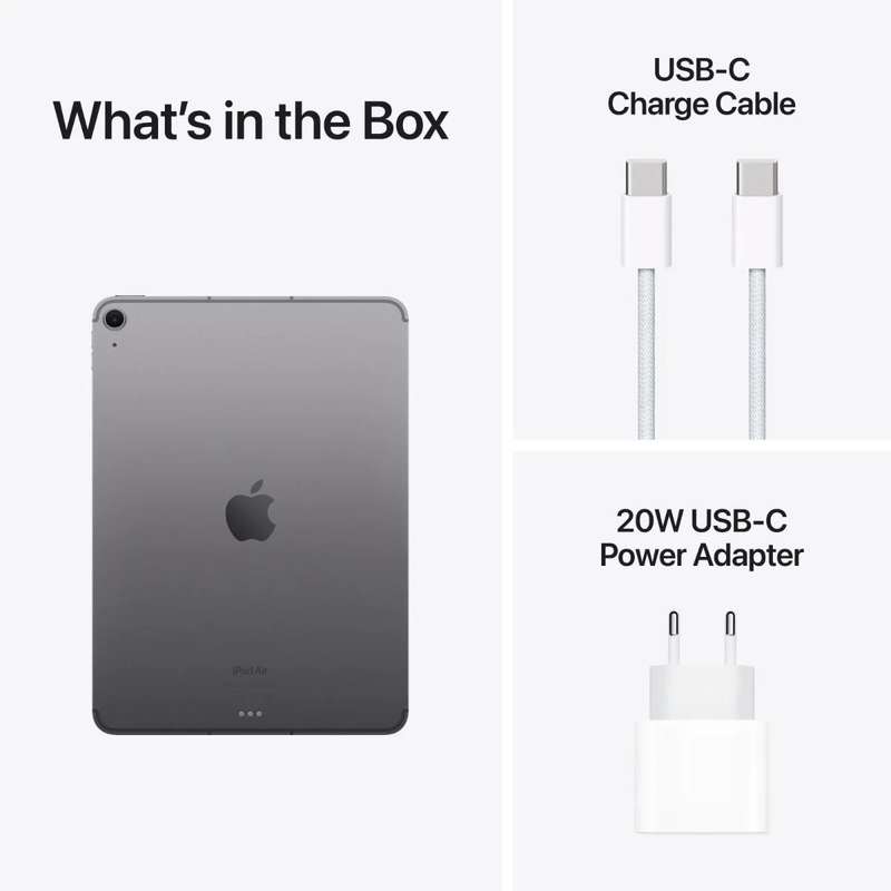Apple iPad Air 11 Inch | 2024 M2 Chip | Space Grey | WiFi | 12 Month Warranty