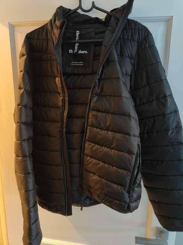 Black Puffer Jacket As New