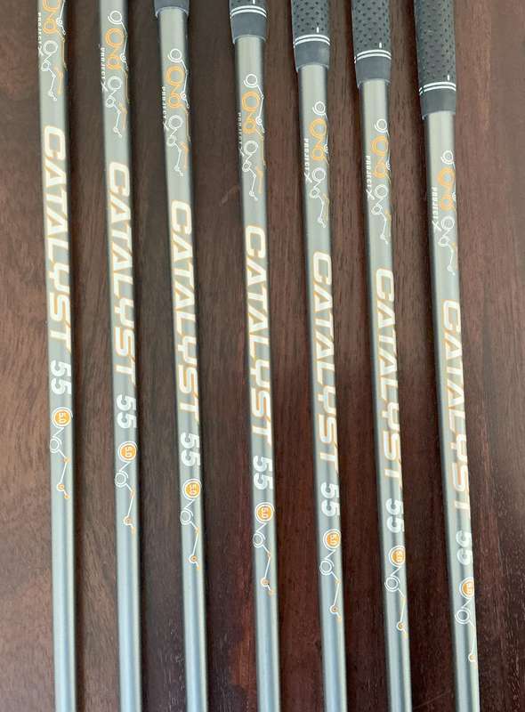 Callaway Mavrik Irons 5-SW Graphite shafts