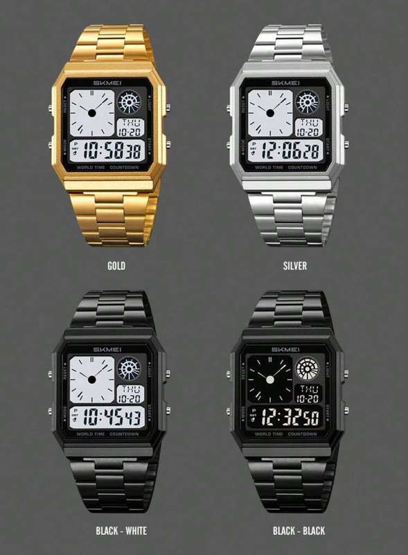 Casio SKMEI 2353 Stainless Steel Back Water Resistant Watch