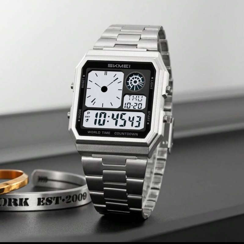 Casio SKMEI 2353 Stainless Steel Back Water Resistant Watch