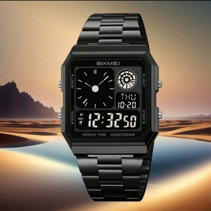 Casio SKMEI 2353 Stainless Steel Back Water Resistant Watch