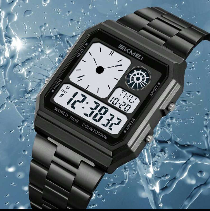 Casio SKMEI 2353 Stainless Steel Back Water Resistant Watch