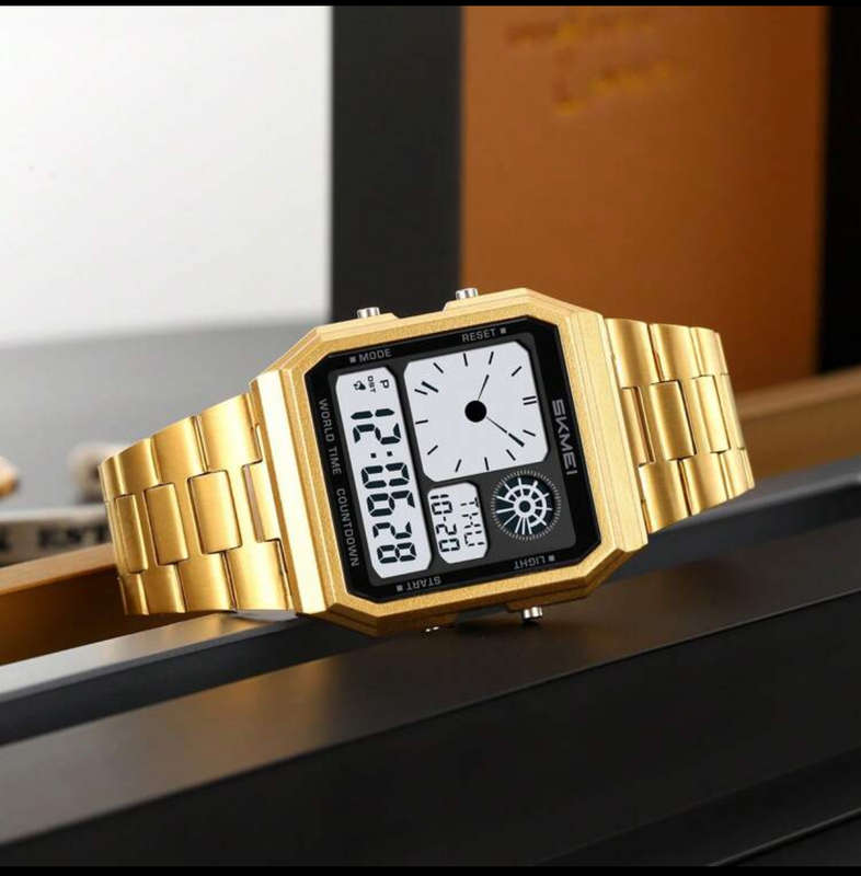 Casio SKMEI 2353 Stainless Steel Back Water Resistant Watch