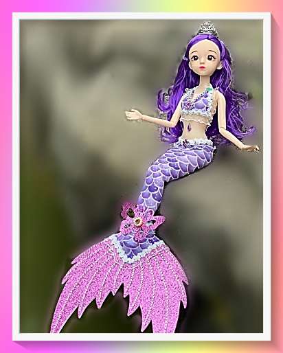 Adorably charming Mermaid Princess Doll
