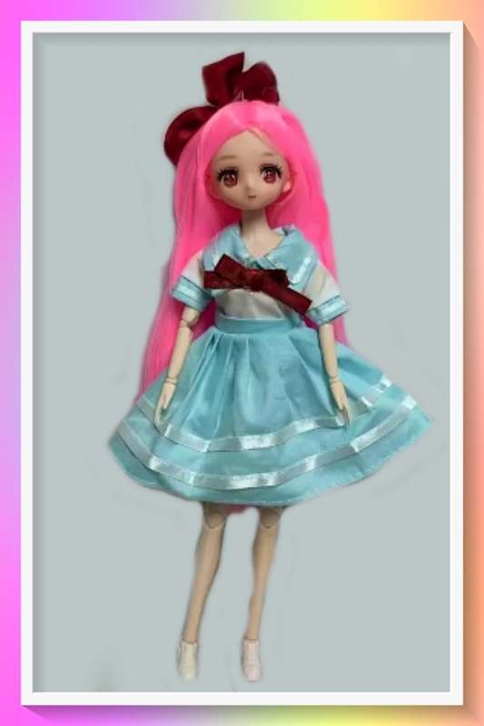 30.0cm Kawaii Doll with Flexible Joints