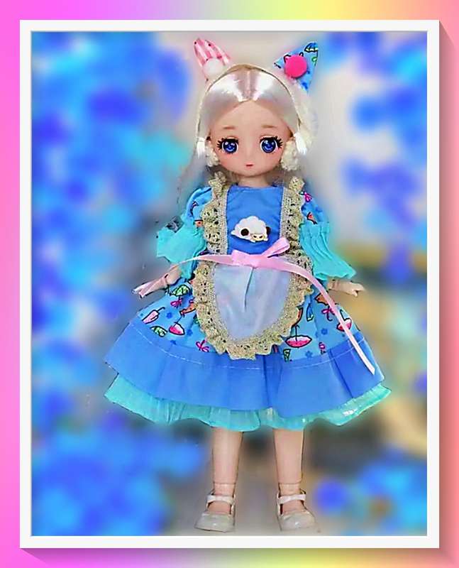Delightful Cute Anime-inspired Kawaii type fashion Doll 30cm with big eyes
