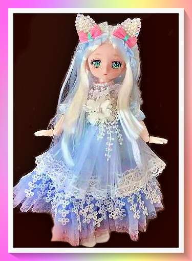 Beautiful Cute Anime-inspired Kawaii type fashion Doll 30cm with big eyes