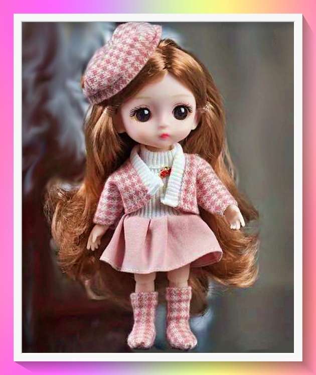 Enchanting Fashionable 22cm BJD Doll with Adorable face