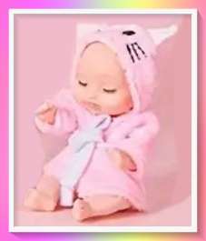 Super Sweet doll with lovely kitty design pajama outfit and surprise gift