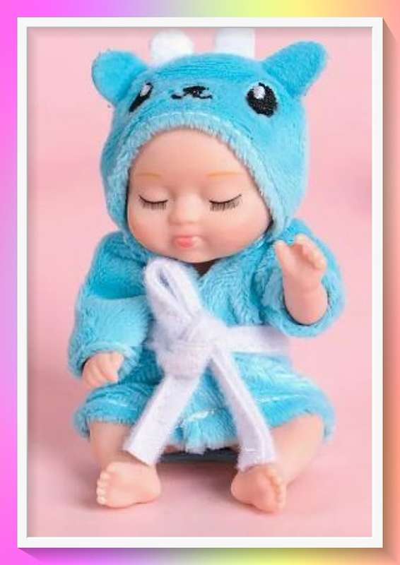 Lovely doll with cute baby deer design pajama outfit and surprise gift