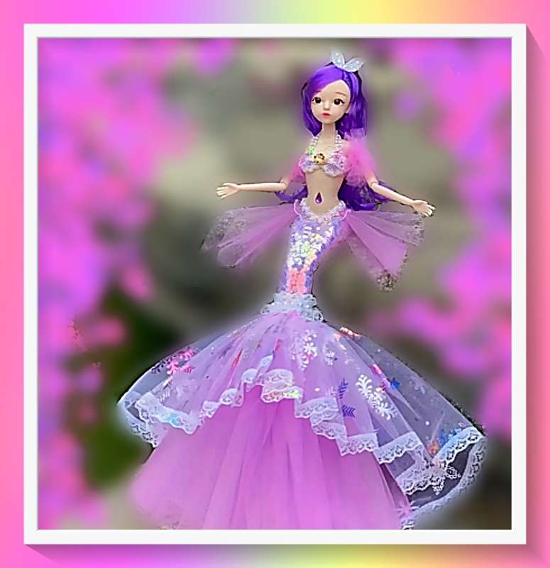 Delightful 45cm Princess Mermaid Doll