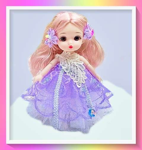Beautiful charming little doll with full outfit and surprise gift