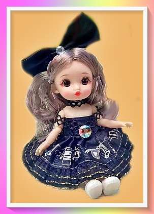 Beautiful fashion doll with full outfit and surprise gift