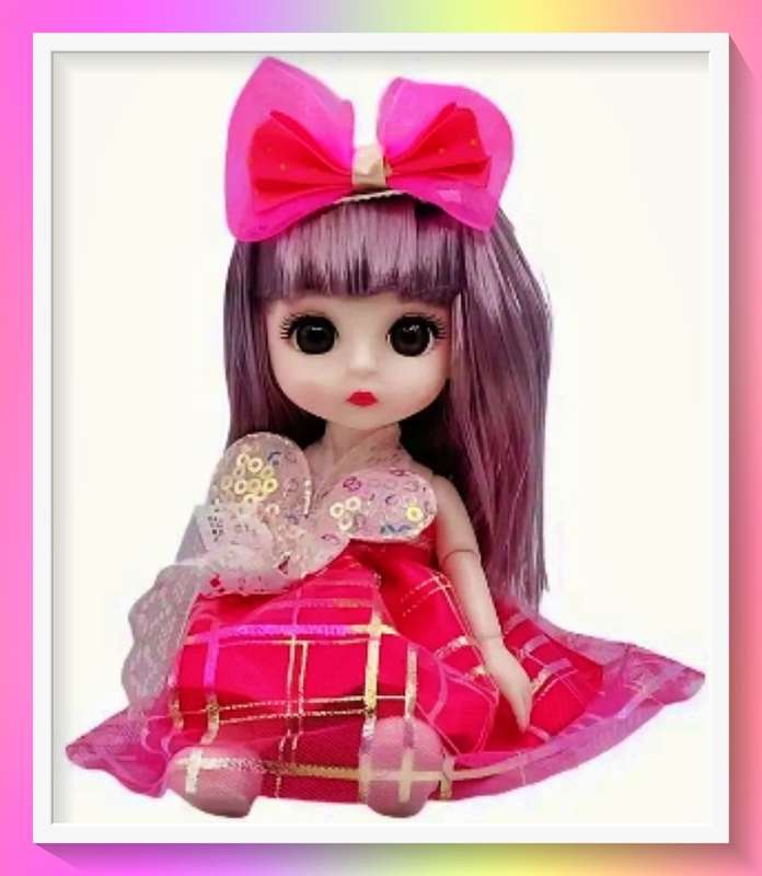 Enchanting princess baby doll with full outfit and surprise gift