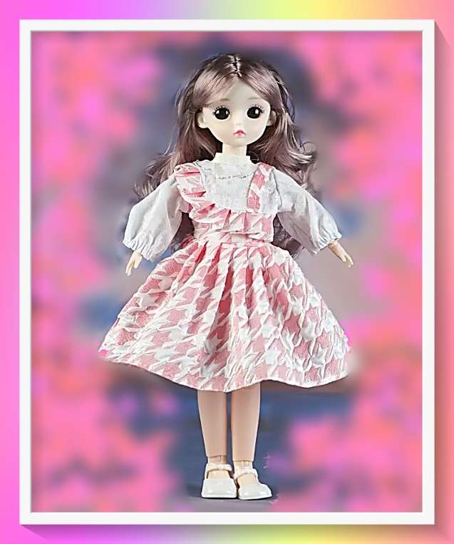 Gorgeous school girl style multiple jointed doll
